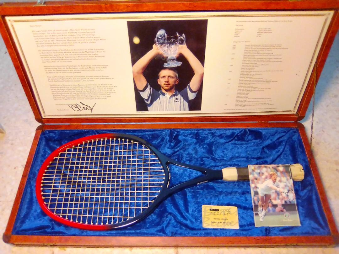 正規逆輸入品】 ボリスベッカー本人使用ラケット PUMA BORIS BECKER