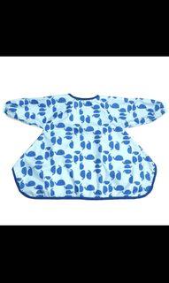 (Brand New!) BLW Coverall High-chair Bib (Blue Whale)