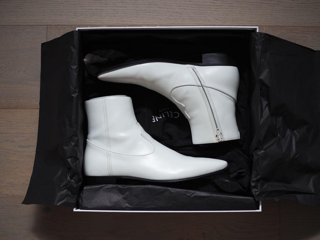 White celine boots hot sale