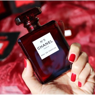 Chanel hotsell 5 red