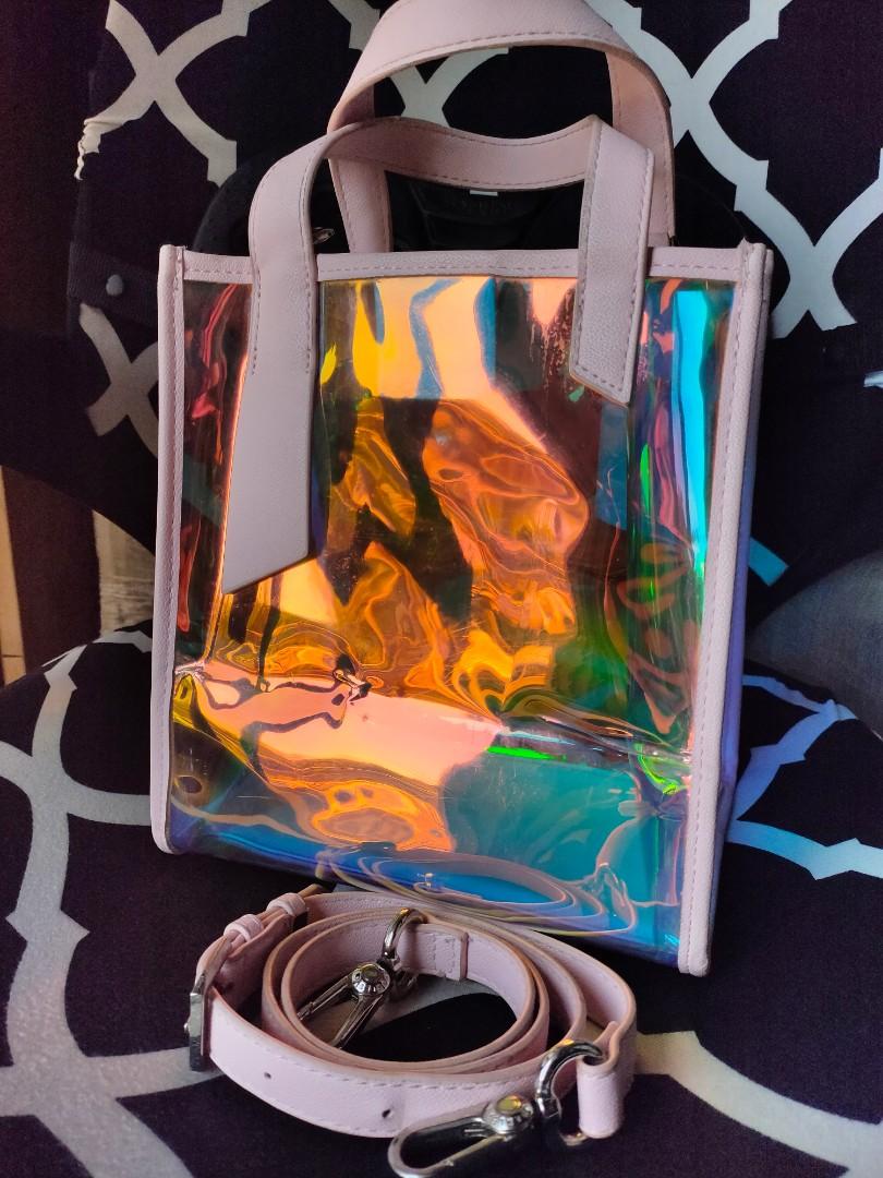 Charles and keith transparent bag sales