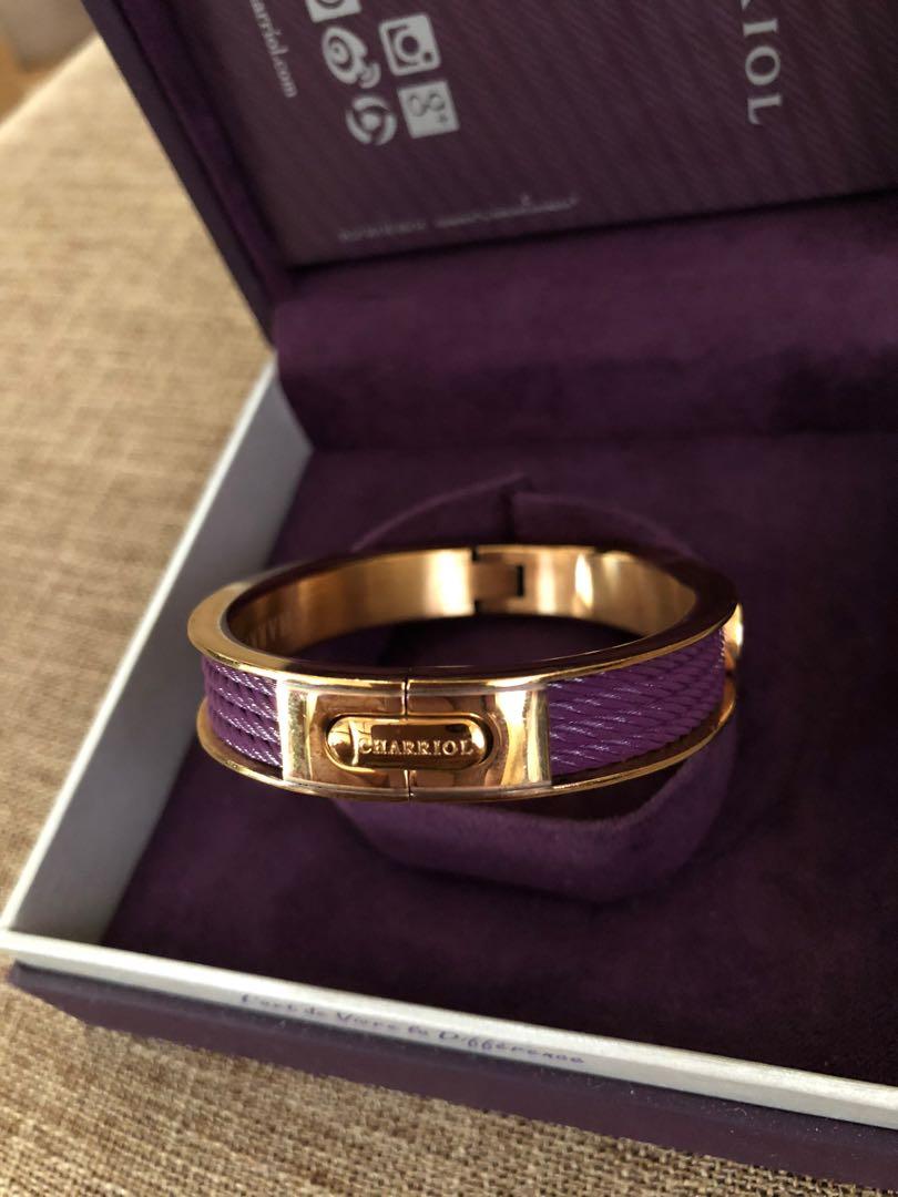 Charriol Forever Plum bangle Luxury Accessories on Carousell