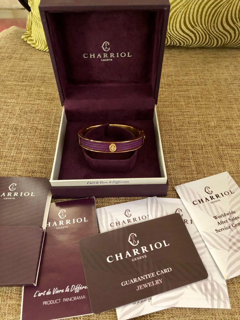 Charriol forever plum bangle on sale