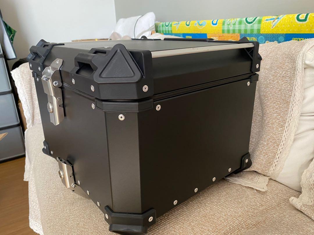 CNC sniper rack Lc150 rack 45L 55L top box, Motorcycles, Motorcycle ...