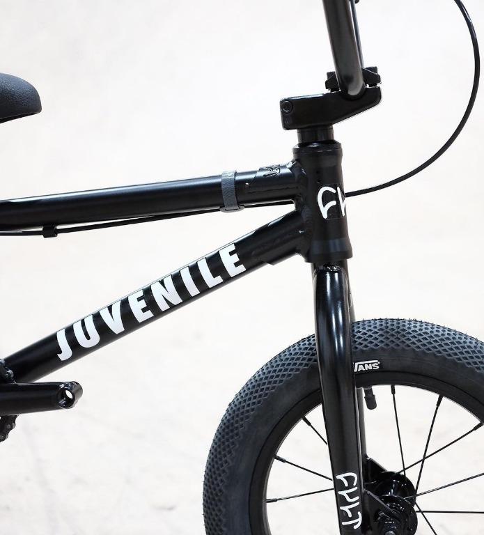 Cult Kids BMX 14 inch sport bike bicycle Blackcolor Sports