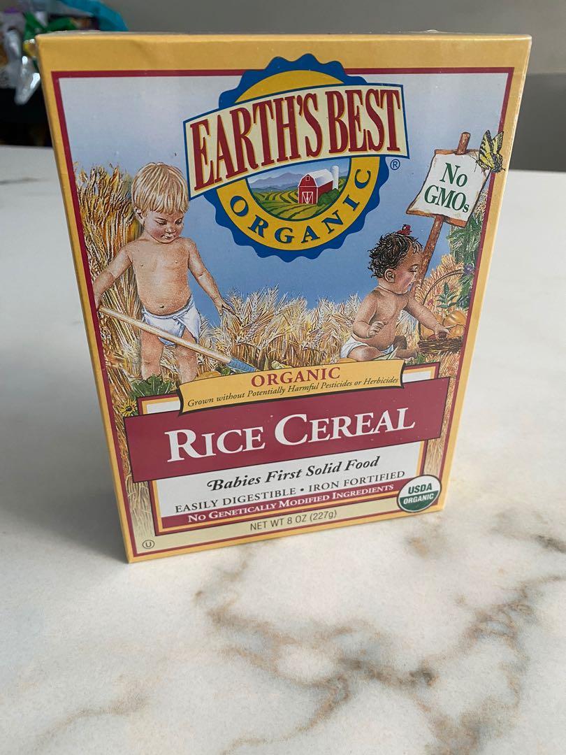Earth's best Organic rice cereal, Babies & Kids, Nursing ...