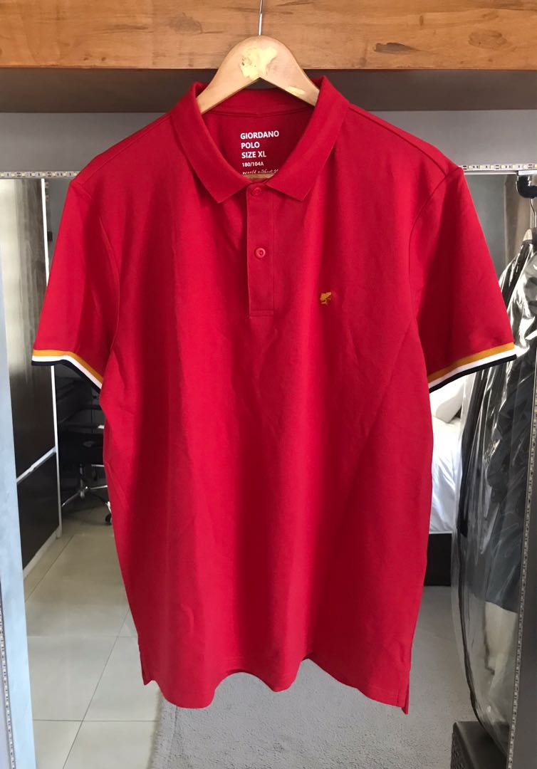 Giordano red polo shirt 2025