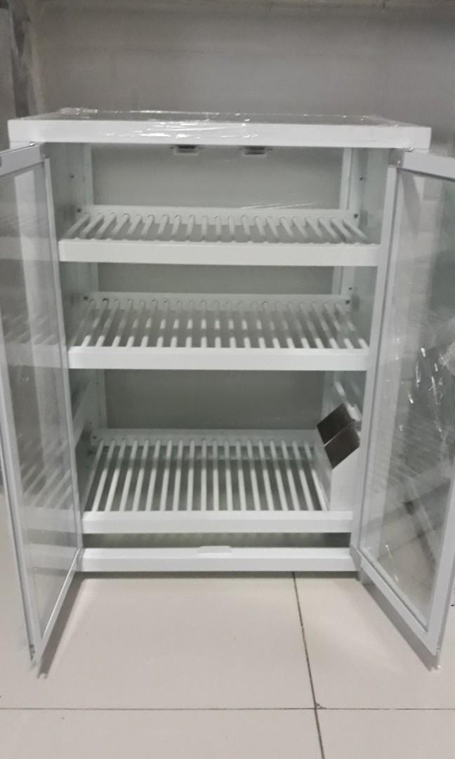 Glass and aluminum Dish Rack Dish Dish Organizer, Furniture