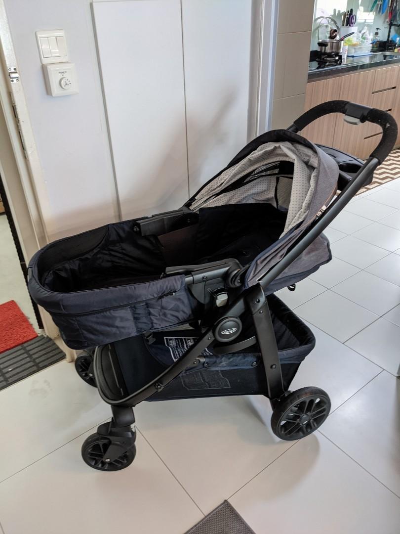 Graco click connect stroller bassinet discount
