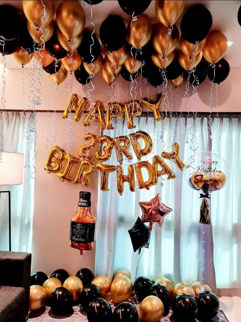 Helium Balloons birthday decorations Hotel setup home party balloon free delivery