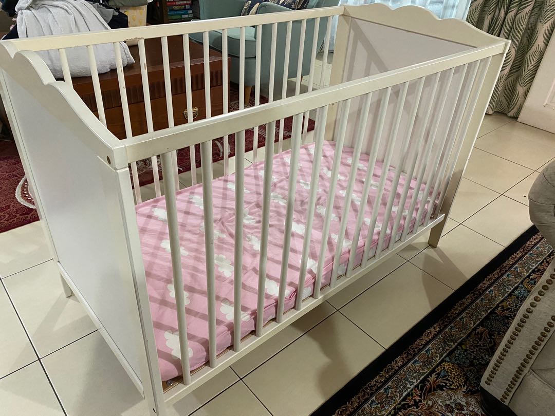 Ikea Baby Cot preloved, Babies & Kids, Baby Nursery & Kids Furniture