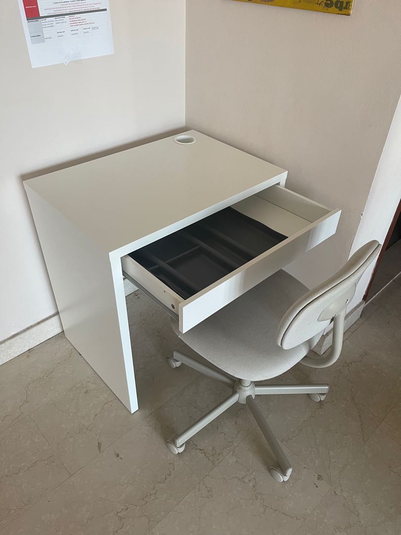 IKEA Micke desk and swivel chair, Babies & Kids, Baby Nursery & Kids