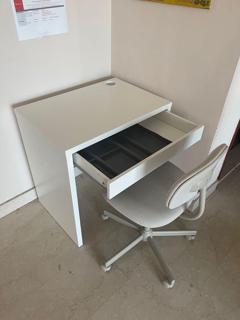 IKEA Micke desk and swivel chair, Babies & Kids, Baby Nursery & Kids