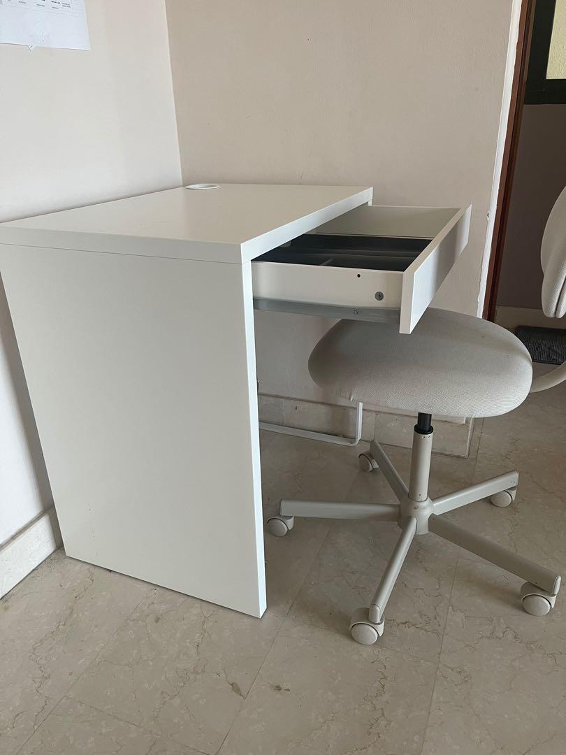 IKEA Micke desk and swivel chair, Babies & Kids, Baby Nursery & Kids