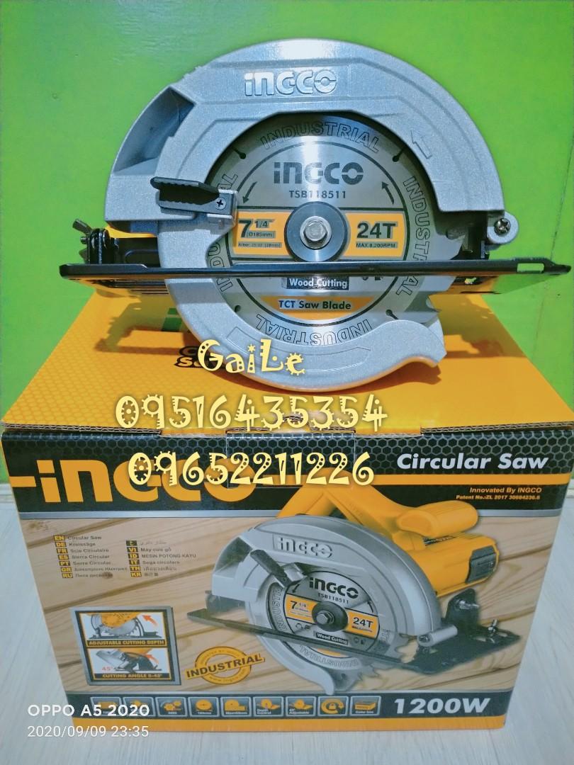 INGCO 1200W, 7" Circular Saw, Commercial & Industrial, Construction