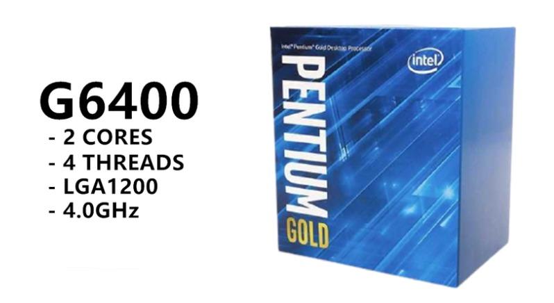 G6400. Intel Pentium Gold g6400