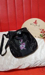 RARE JAPAN BEADED HANDBAG