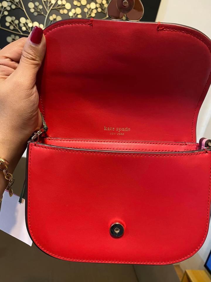 Kate Spade Lula Saddle crossbody, Women's Fashion, Bags & Wallets