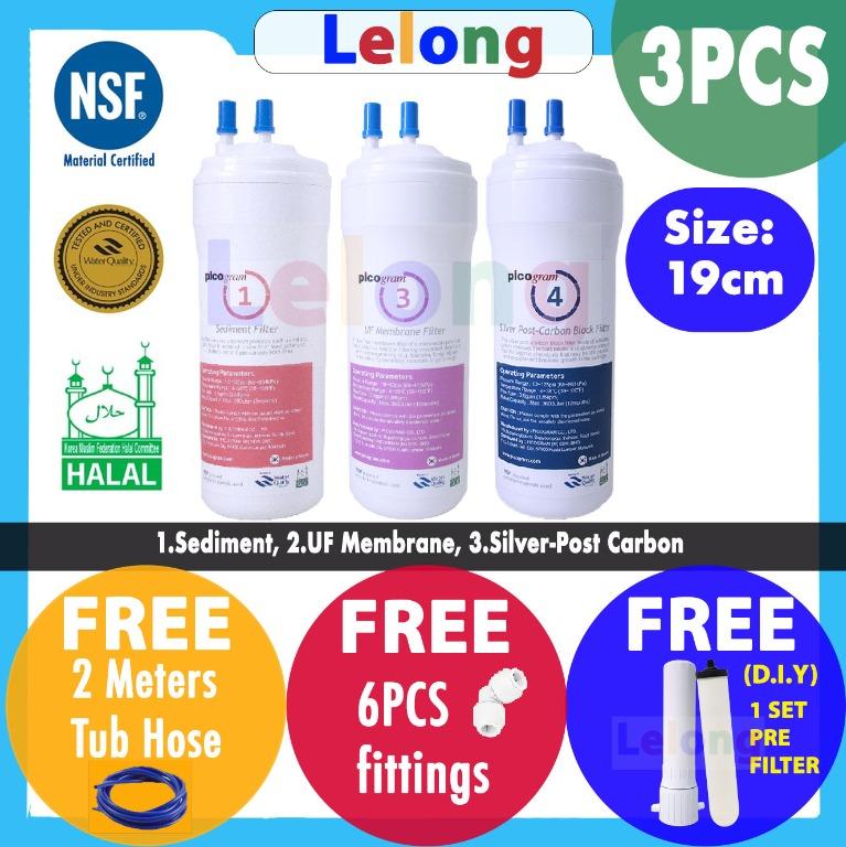 Lelong Singapore Korea Filter Size 19cm 3pcs Korea Picogram Filters Cartridge Korea Water Purifier Hcd2 Coway