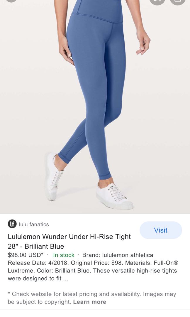 Lululemon brilliant blue online
