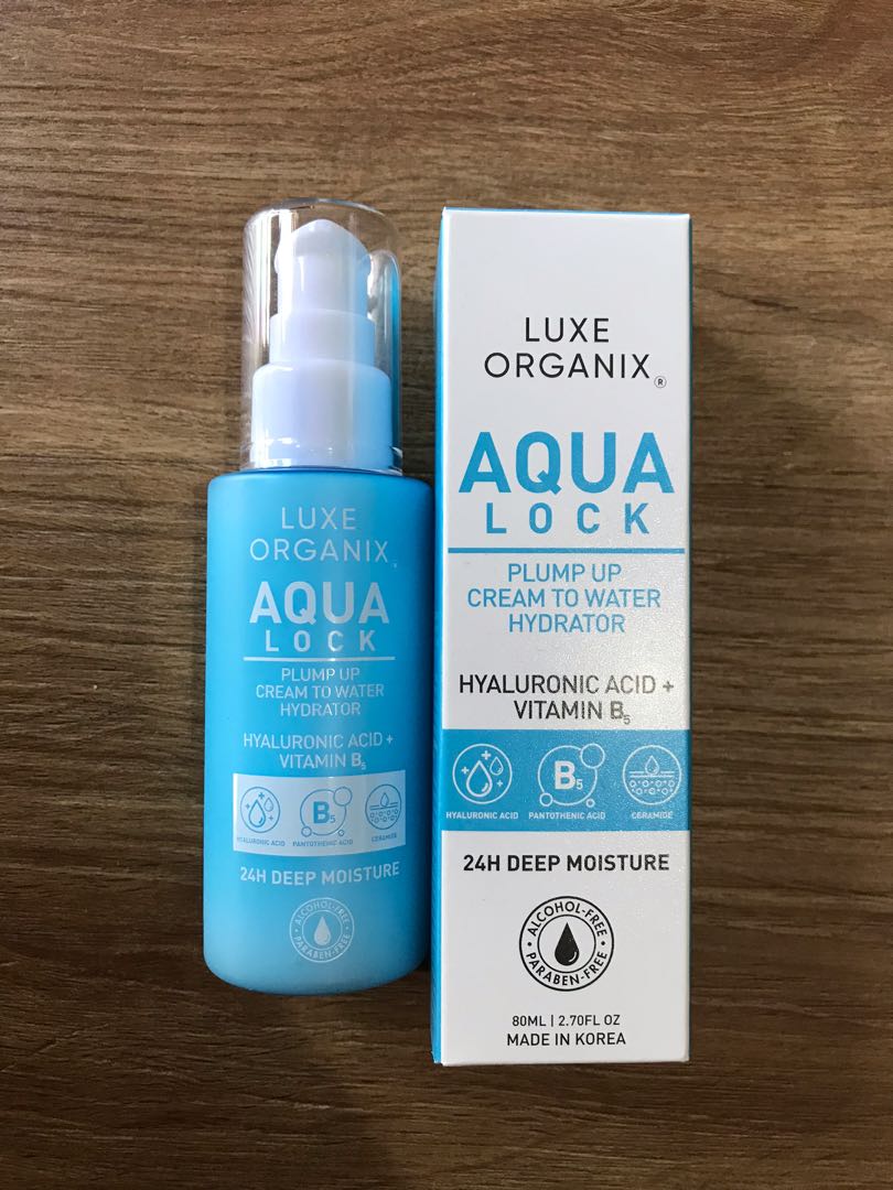 luxe organix aqua lock serum