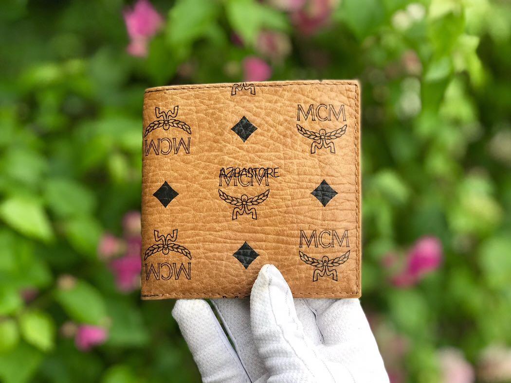 mcm bifold wallet