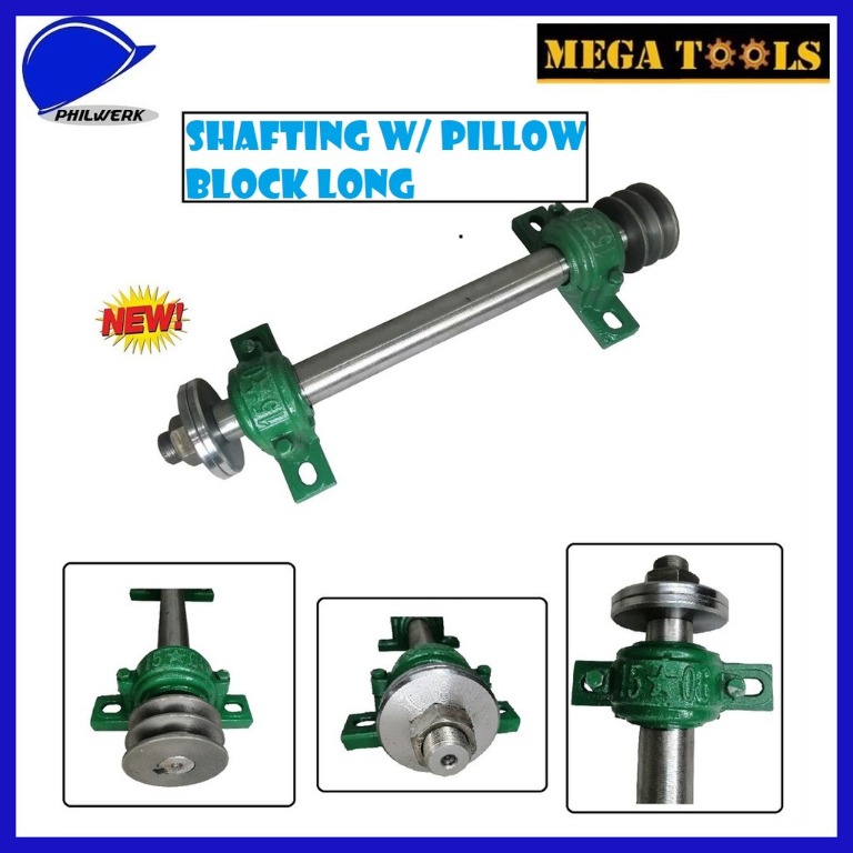 Mega Shafting with Pillow Block Long 1, Commercial & Industrial
