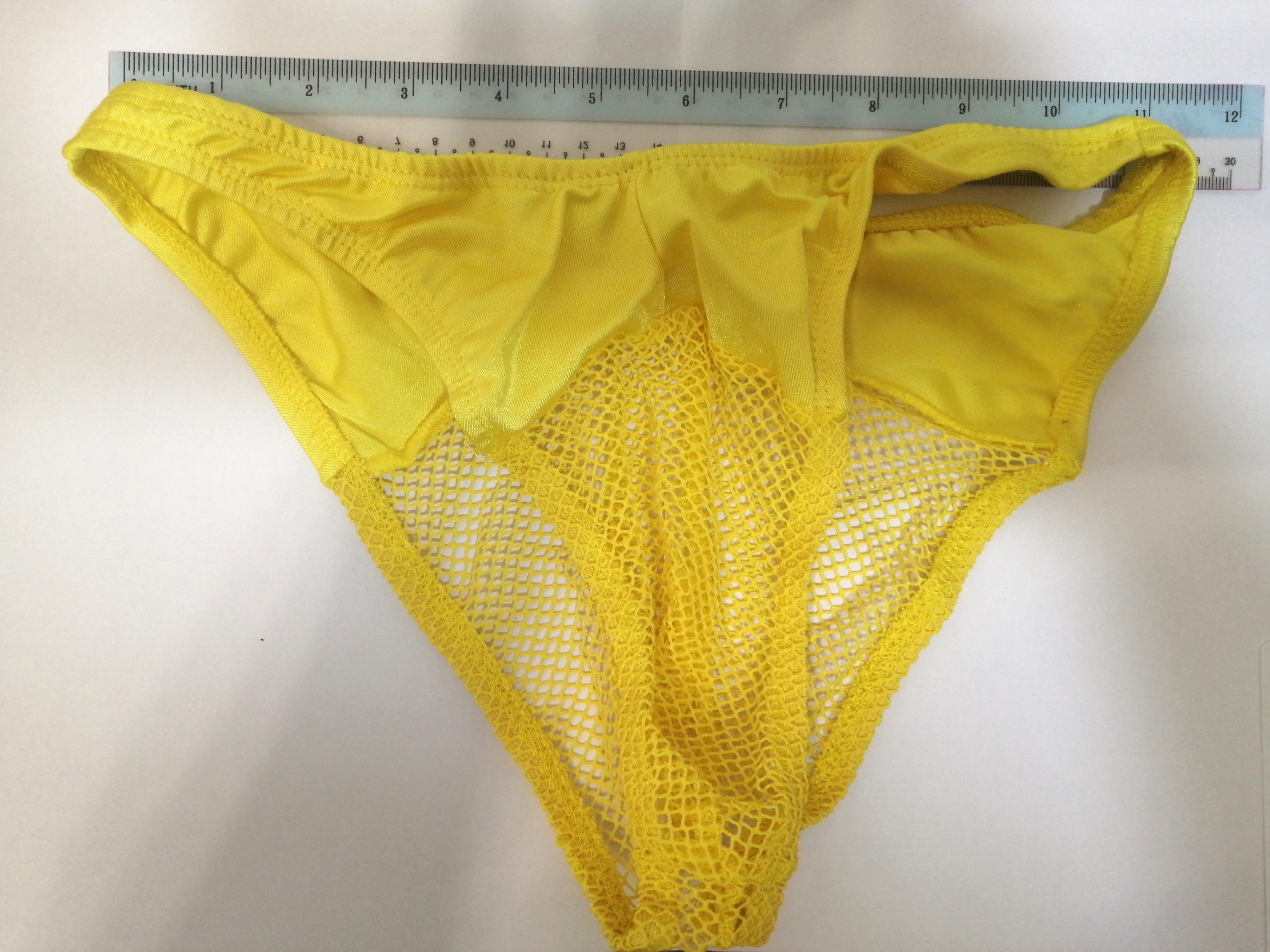 Men extra cold yellow underwear, Men's Fashion, Bottoms, New Underwear