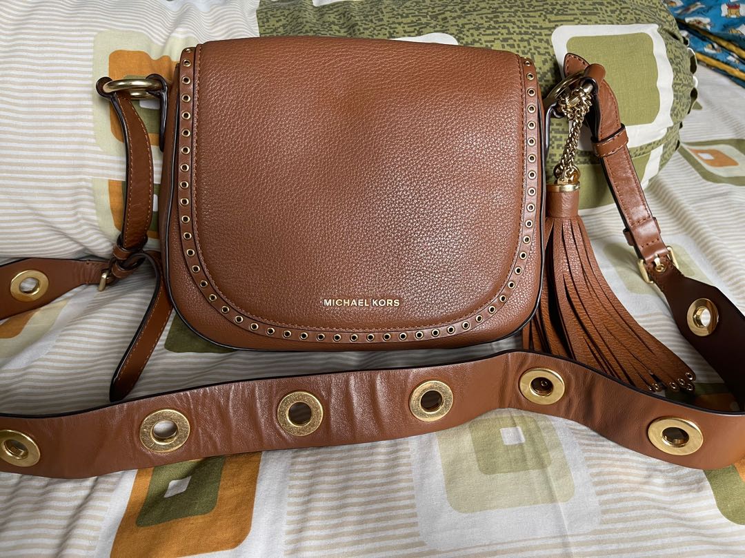 Michael kors brooklyn saddle bag top