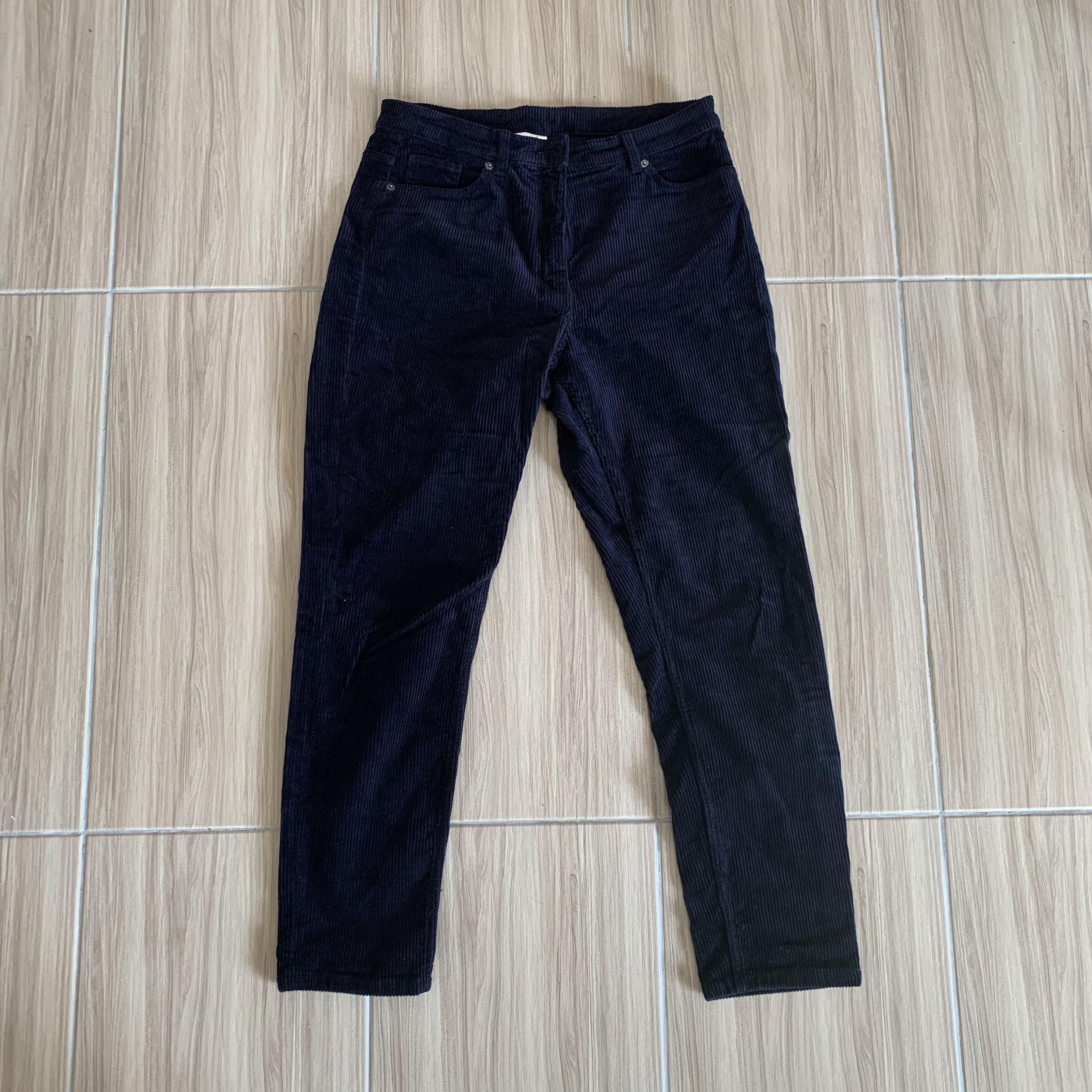 Navy blue corduroy jeans Sale