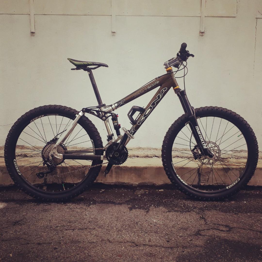 kona dawg 26インチ フルサスペンション CT約380mm kona dawg 26インチ
