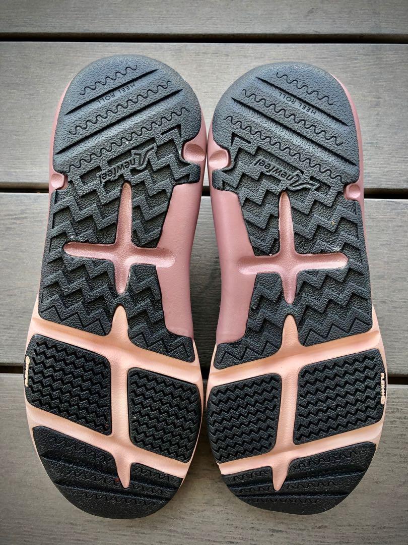 NEWFEEL ACTIWALK COMFORT LEATHER WOMEN'S ACTIVE WALKING SHOE - PINK ...