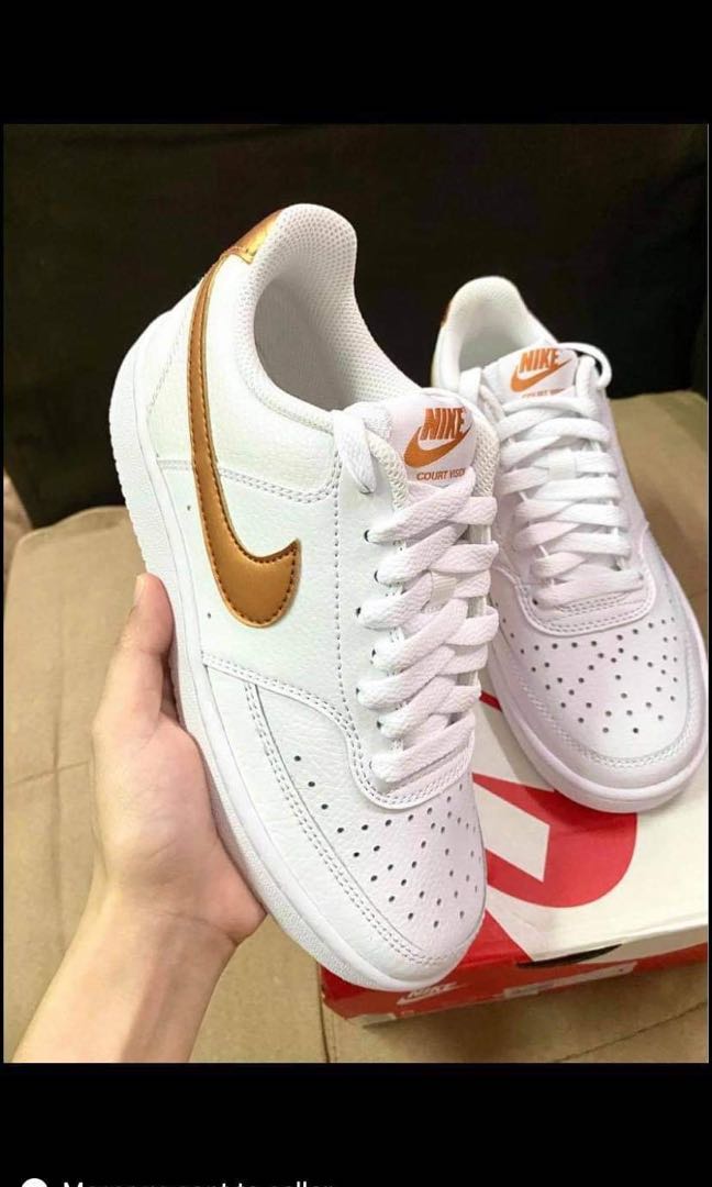 nike women's court vision canvas shoes pearl white