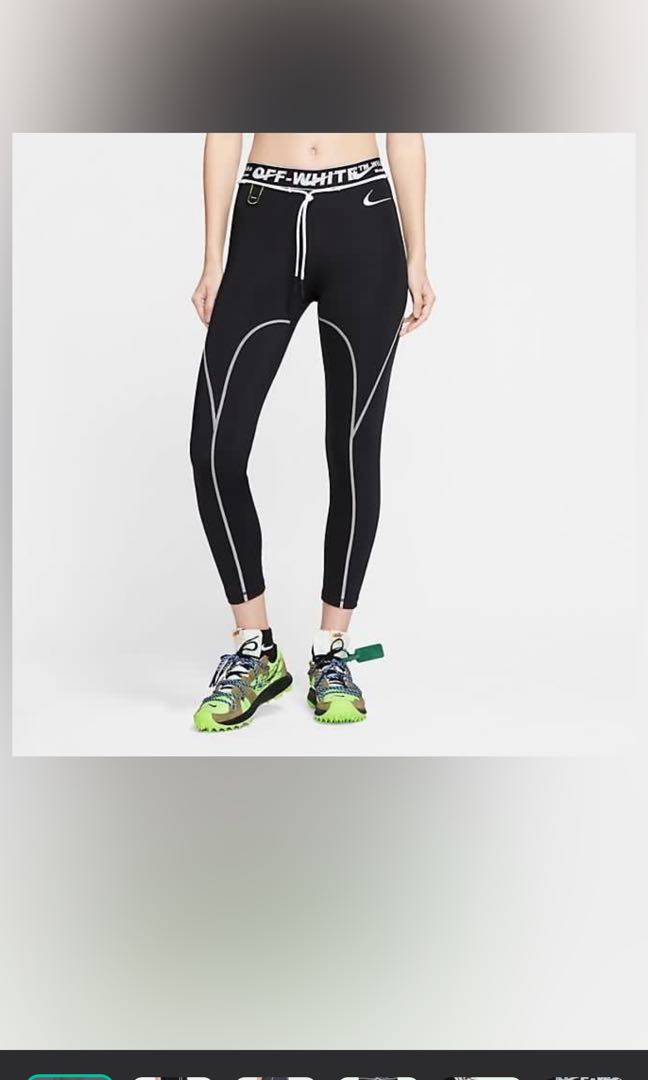Women's nike top off white leggings