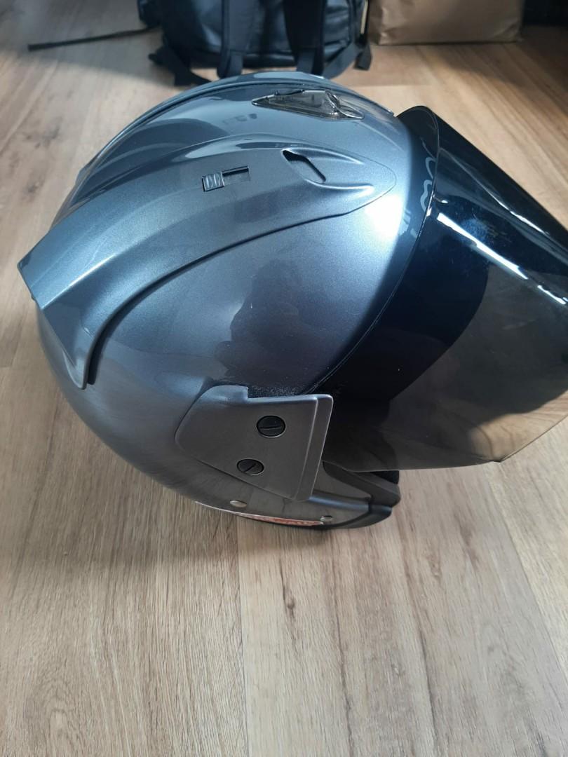 Nova Dot Helmet (SIZE M), Motorcycles, Motorcycle Apparel on Carousell