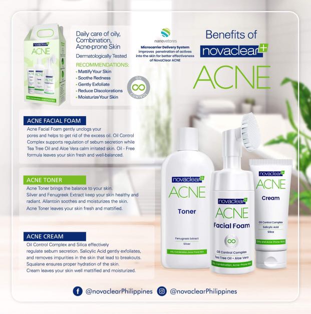 novaclear acne facial foam