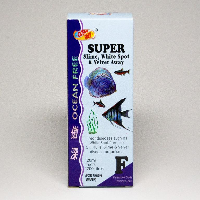White Spot Treatment Slime Velvet Away Super 120ml Ocean Free OF
