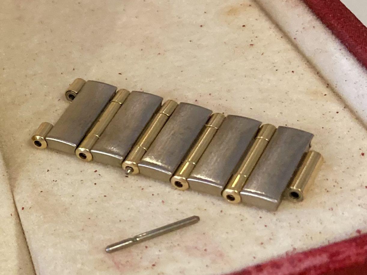 Omega Constellation Ladies diamond 18k half gold 2 tone Omega gold watch bracelet links full box set Ref. 12677500 1267.75.00