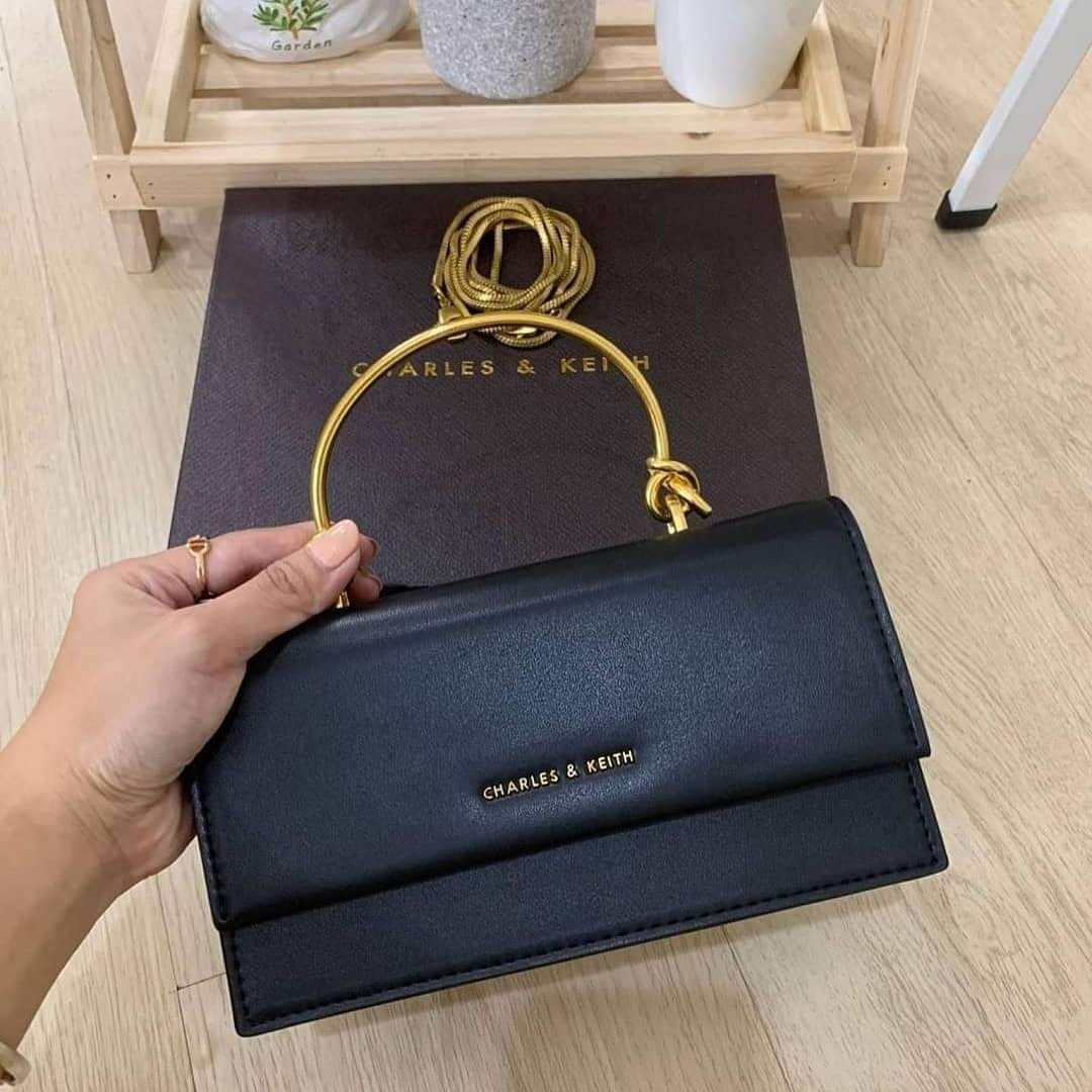charles and keith metal top handle