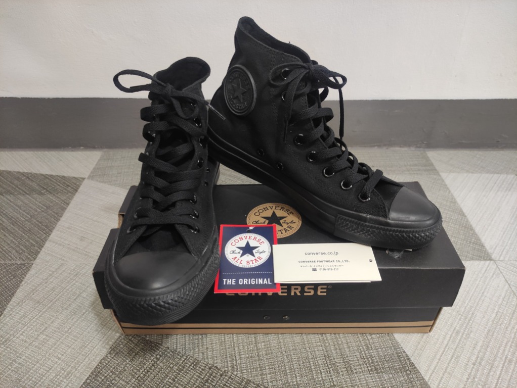 Converse all star black high cut sale