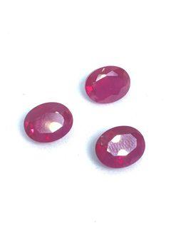 OVAL CHATHAM LAB GROWN RUBY LOOSE STONE