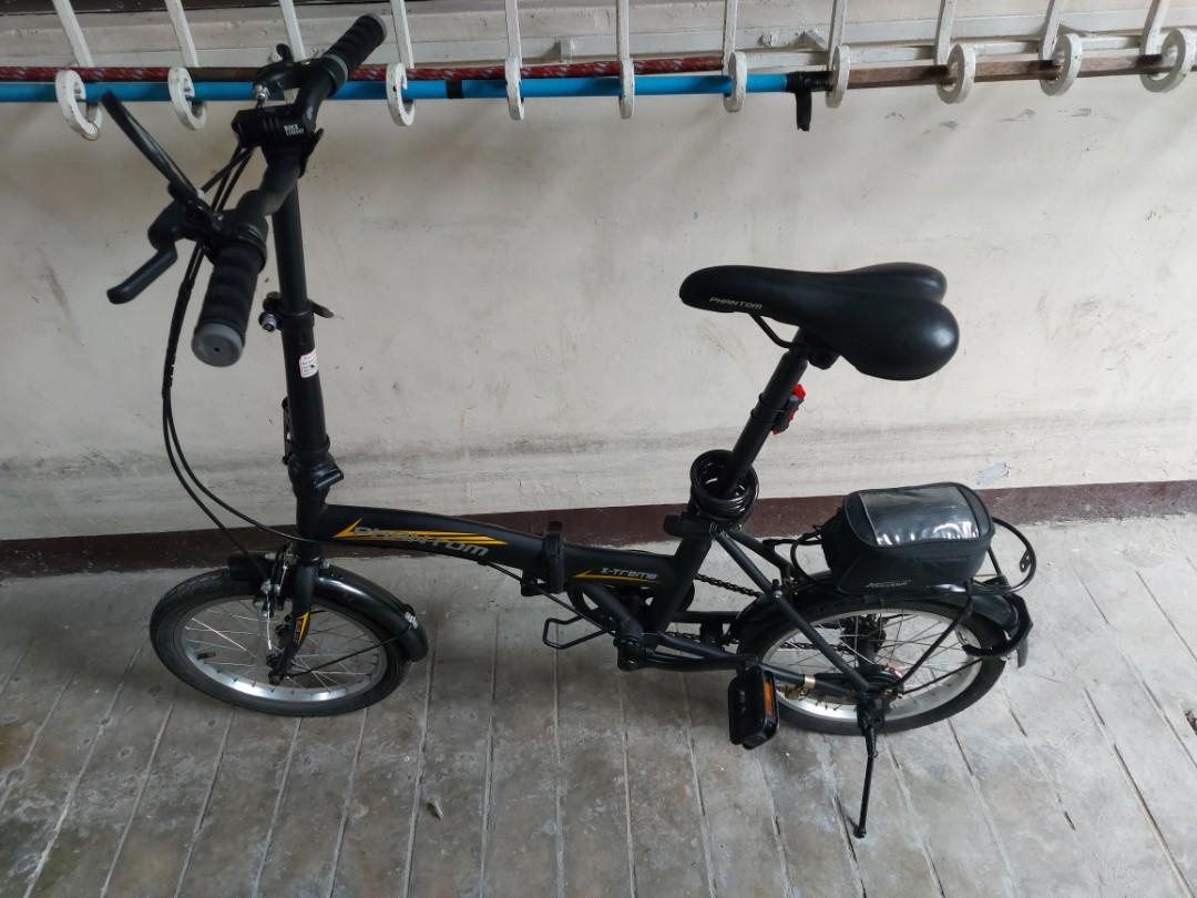 Phantom extreme top 16 folding bike