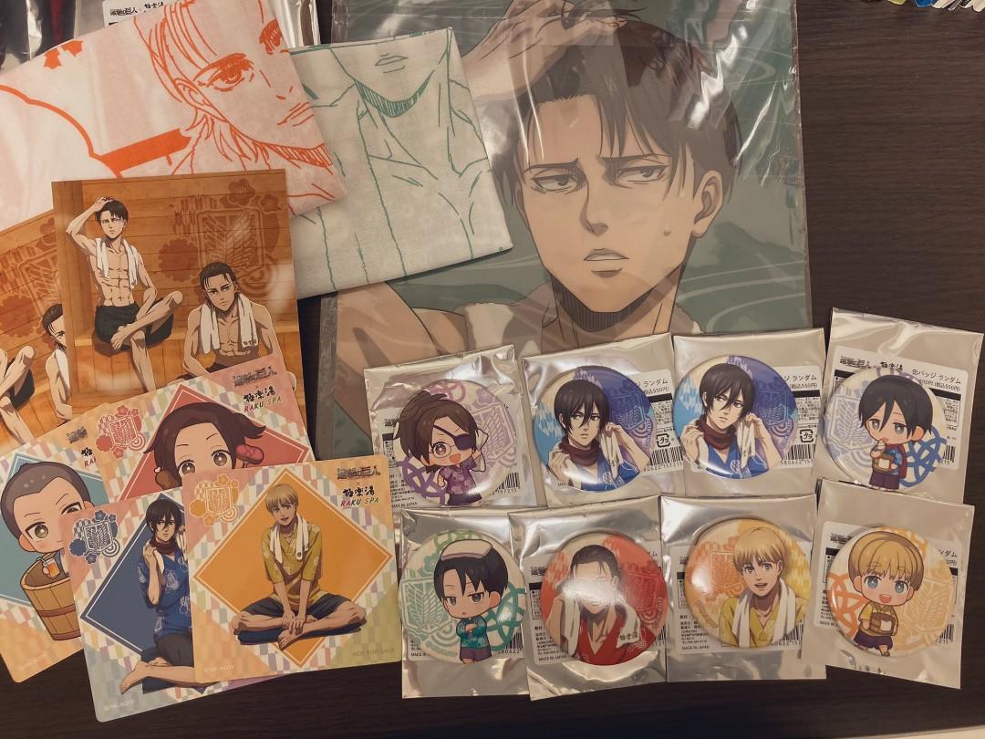 picture Aot X Raku Spa Official Art po attack on titan x raku spa sauna collab