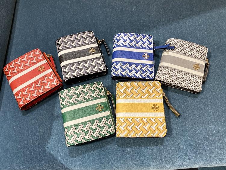 PREORDER) TORY BURCH - T ZAG ZIP MINI WALLET 64283, Luxury, Bags & Wallets  on Carousell