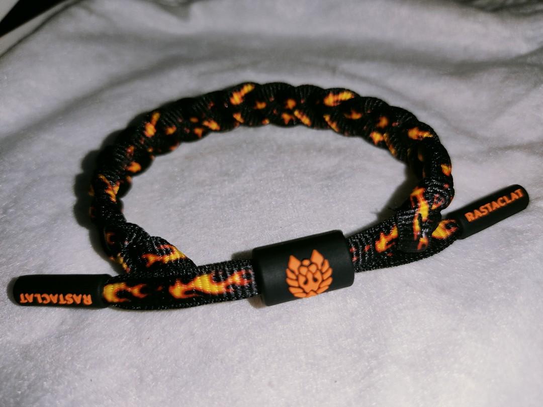 RASTACLAT Little Lion FLAMES CHECKERED Campus Series Bracelet