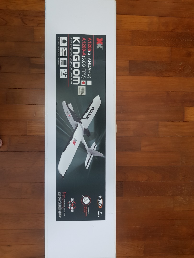 Rc beginner plane airplane glider FPV XK A1200 Hobbies Toys