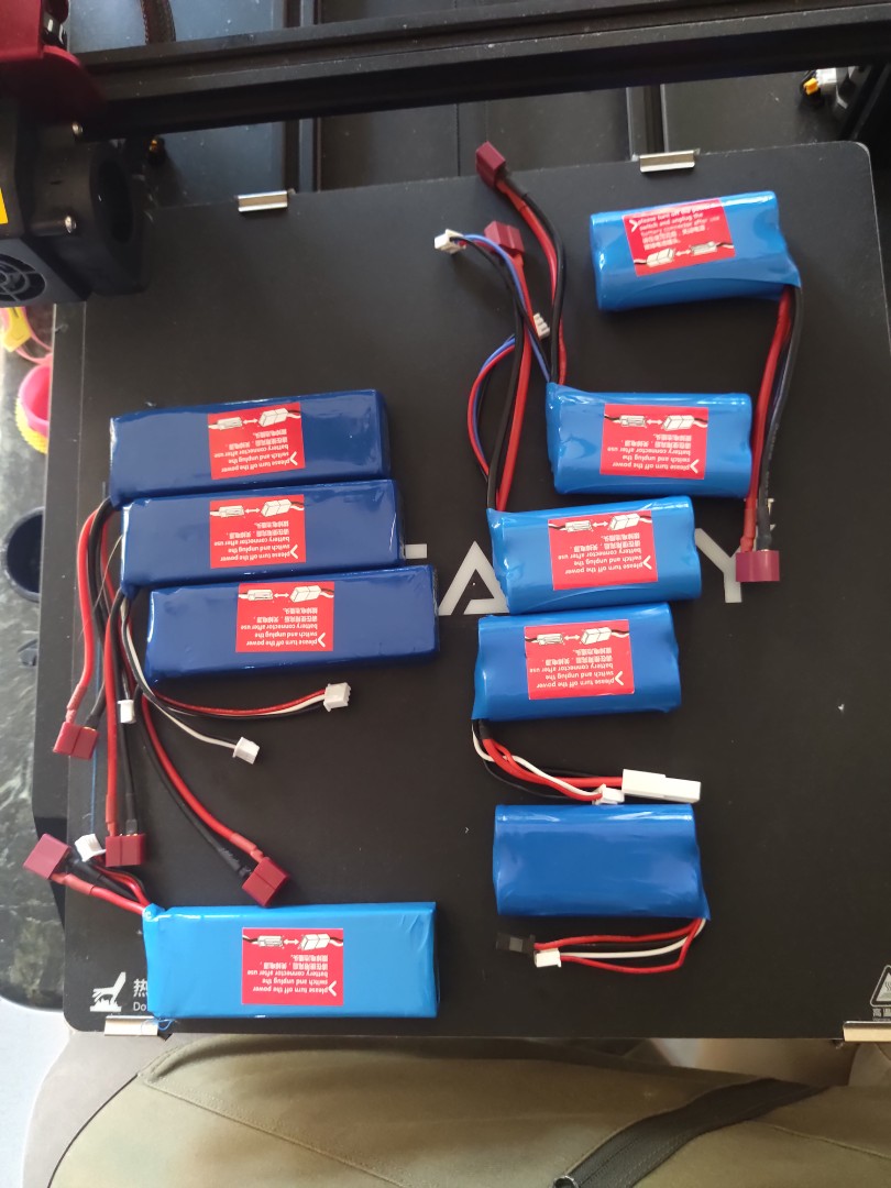 RC Lipo battery packs for 124019 and 124018 etc, Toys & Games, Others ...