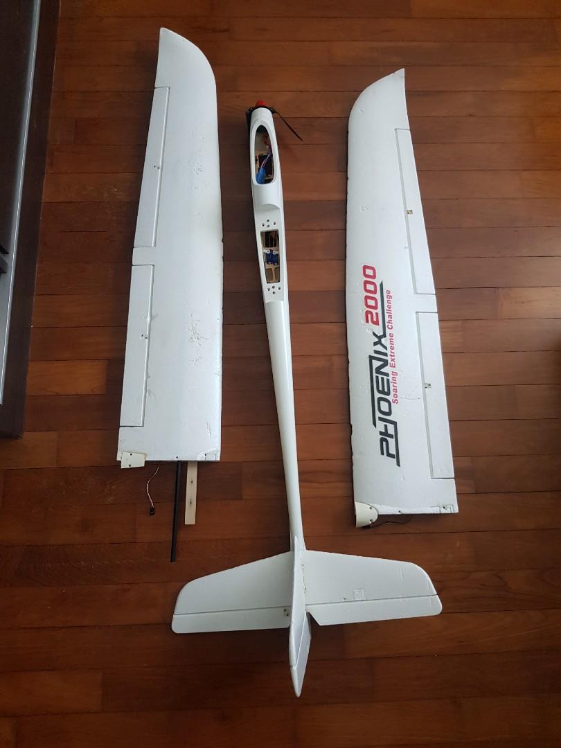 Phoenix 2000 rc glider top