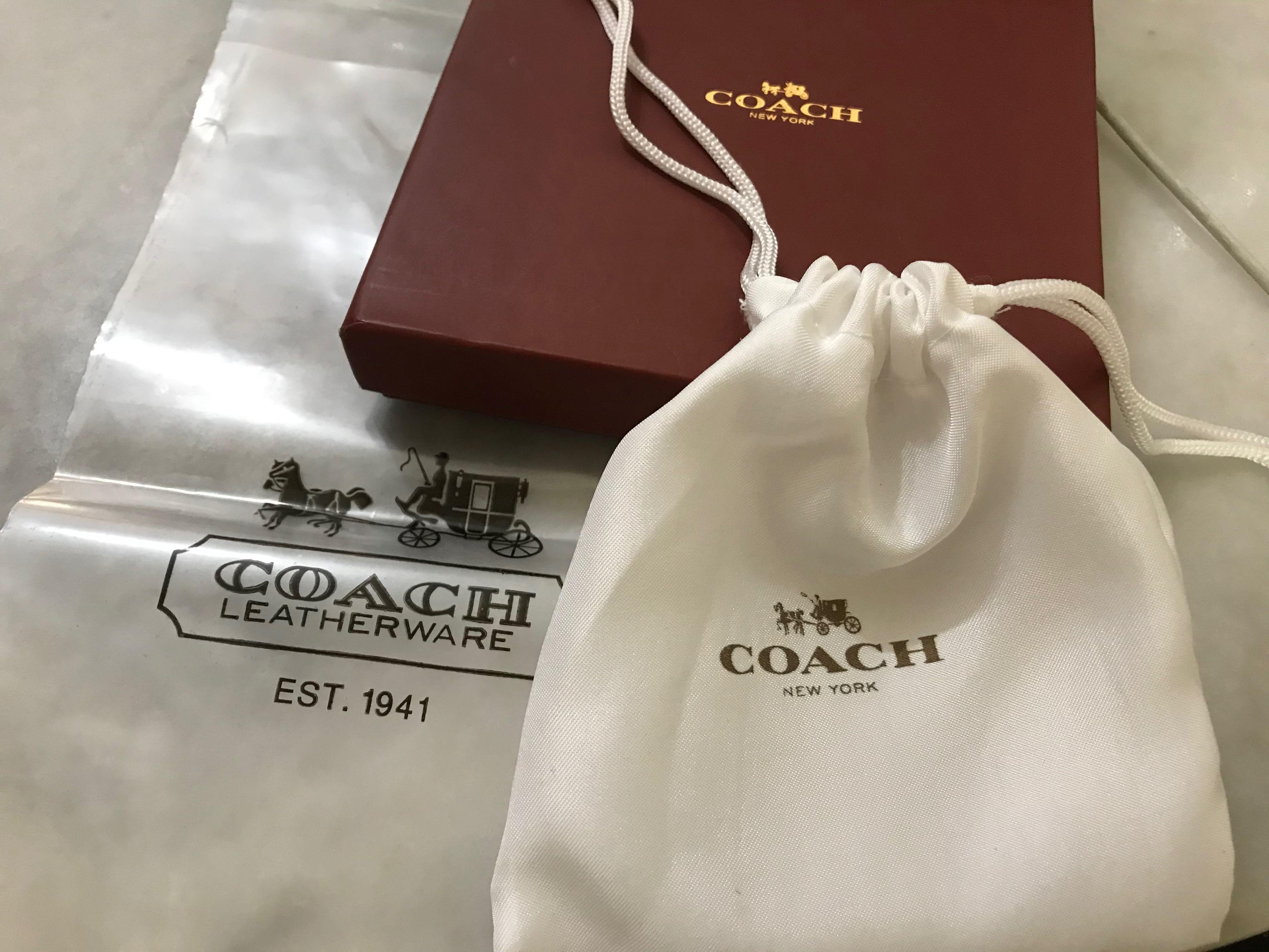 Coach new arrivals bag packaging