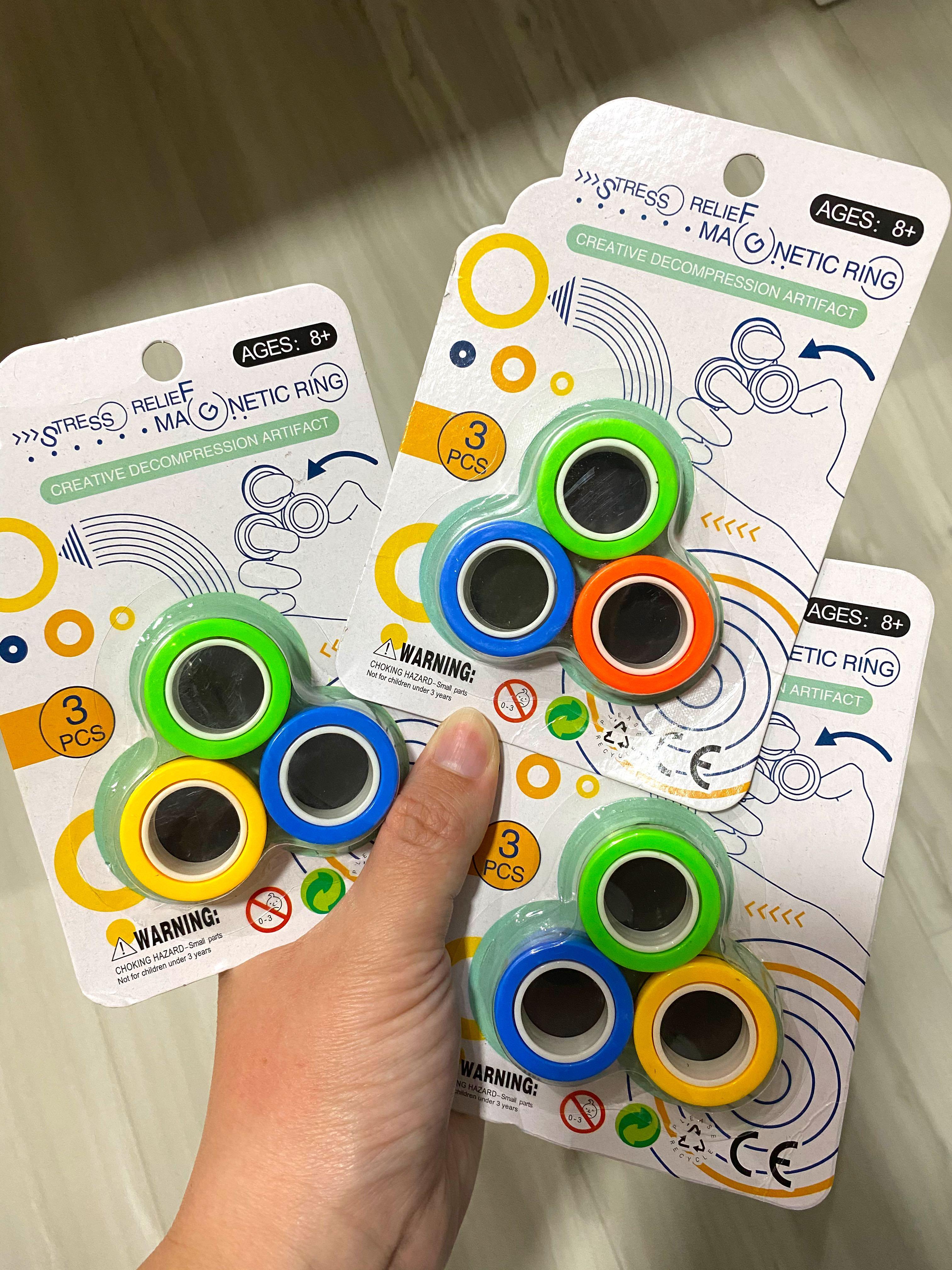Stress relief store magnetic ring